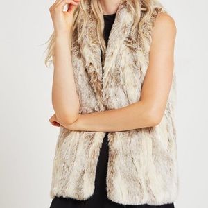BCBGeneration Faux Fur Vest